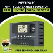 POWERWIN MPPT 12/24V 30A/50A Solar Controller Auto Micro MPPT Solar Power Vol...