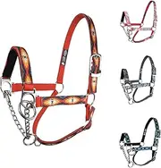 Tahoe Tack Nylon Overlay Cattle Restraint Halter with Padded Noseband - 6 Month Warranty