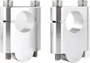 Handle Bar Riser 22mm Handlebars Moto Parts Handlebar Mount Risers Clamp for ho&nd&a XR250R 1979-1990 for XR600R 1985-2000 for XR650L 1993-2024(Silver Riser 40mm)