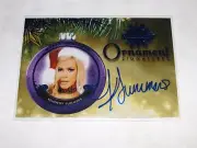 2015 Benchwarmer KENNEDY SUMMERS Holiday #62 Blue Ornament Auto/5 Playboy PMOY