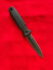 SOG Pentagon FX Blackout Fixed Blade Knife 4.77" S35VN