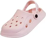 [LHXYUO] Classic Garden Clogs for Women and Men, Non-Slip Mules Sandals, Slip On Work Shoes Heel Strap Lightweight Shower Slippers Beach Indoor Outdoor Casual Wear Soft Air Cushion Sole Slides