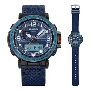 【CASIO 卡西歐】PRO TREK 太陽能登山計時錶(PRG-601YB-2)