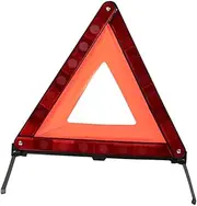 GRIRIW Material Design Safety Warning Sign Reflective Emergency Triangle for Car