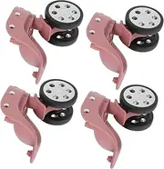 Toddmomy Long Lasting Suitcase Wheels 2 Pairs Replacement Spinner Wheels for Luggage Easy to Install Abs Plastic