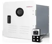 FOGATTI RV Tankless Water Heater, InstaShower 6, Gen 2, with 15 x 15, White Door