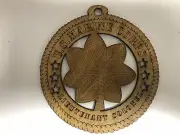 Marine Corps Officer Rank Insignia LIEUTENANT COLONEL wooden ornament