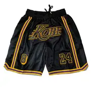 Premium Adults Kobe Bryant LA Lakers Basketball Shorts Streetwear