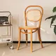 小半家具格曼椅北歐櫸木實木餐椅藤編座面2入組 (H014370041)