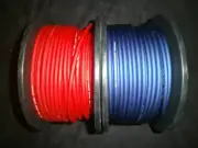 10 GAUGE SPEAKER WIRE 5 FT BLUE RED CABLE AWG STEREO CAR HOME MONSTER SUBS