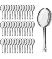 40 Mini Plastic Handheld Magnifying Glasses Portable Reading Magnifier Senior