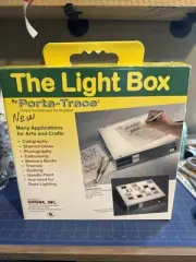 Light Box, Gagne Porta-Trace Model 1012-1 Tracing, Calligraphy, Etc. New In Box