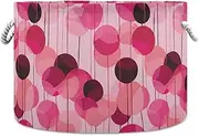 Yoogain Art Balloon Magenta Peach storage basket collapsable and waterproof fabric storage baskets bins with sturdy handle cubbies set Decoraciones for kitchen toys clothing