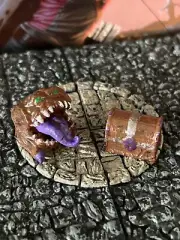 Mimic Treasure Chest 2 pc painted miniature Dungeons & Dragons D&D terrain trap