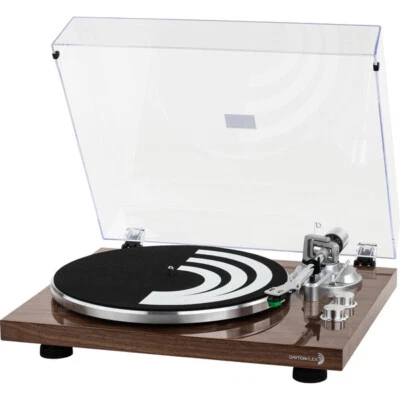 ⭐Dayton Belt Drive Turntable USB Bluetooth Audio-Technica ATVM95E CartridgeWood⭐