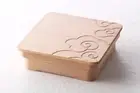 5.9 inch Shokado bento box, cloud pattern, Hakoya Tsuneyoshi White