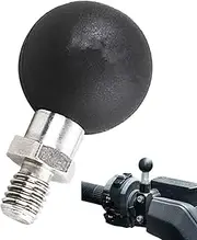 Ball Mount Holder, Head Adapter Ball Base for Motorcycle, 360 Degree Rotation Metal Mounting Bracket for Phone Holder, Action Camera & Scooter