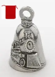 Train Steam Engine Guardian Bell W/ RED BAG fit harley motorcycle ride bell gift