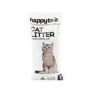5 X happy tails 5kg clumping clay cat litter