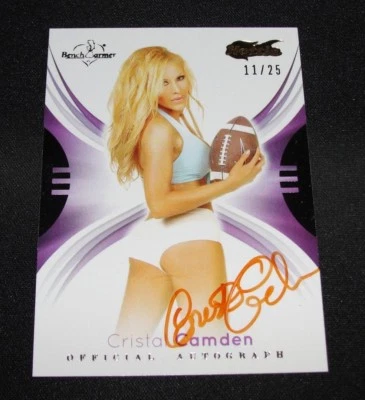 2015 Benchwarmer CRISTAL CAMDEN #117 Signature Hottie/25 PLAYBOY Girls Next Door