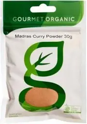 Gourmet Organic Madras Curry Powder 30g Sachet