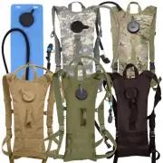 3 Liter Hydration Systems w/ Backstrap Polyester MOLLE Compatible Water Pack