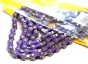YBN S-410 Singlespeed Chain — 1/8" x 112 Links / Purple —AUS STOCK— Bike BMX SS