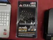 Cle-Line 29 Piece Black and Gold Drill Bit Set C18130