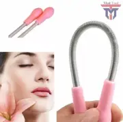2Pcs Set Face Facial Hair Spring Bend Remover Epilator Stick Hair Removal Tool