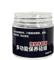 Automotive Trim Restorer - Car Interior Care Repairing Silicone Wax Lubricants | Prevent Cracking, Versatile Maintenance Supplies for Rubber Products, Door Rubber Strips