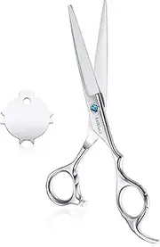 Hair Cutting Scissors, Aethland Japanese 9CR Stainless Steel Professional Barber Hairdressing Shears (Trimming Shaping Grooming Shears) for Men Women Pets Home Salon Barber Haircut Kit, 6.5"