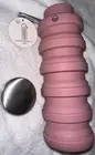 Mayim Collapsible Water Bottle - Food Grade Silicone -200-550ml -rose Pink a-1