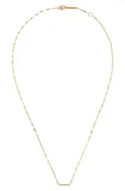 Lana Flawless Mini Bar Diamond Pendant Necklace in Yellow at Nordstrom One Size