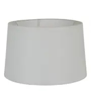 XXL Drum Lamp Shade (20x18x12 H) - Light Natural Linen - Linen Lamp Shade - ELSZ201812LLEU