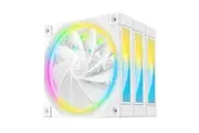 DeepCool FL12R White 120mm (3-Pack) Unique Addressable RGB High Performance Fans, Low Noise, 4-pin PWM, Fluid Dynamic Bearing R-FL12R-WHAPN3-G