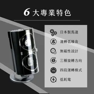 JEBELY丨機械錶自動上鍊盒 JBW091 雙手錶轉台 搖錶器 動力儲存錶盒 台灣製