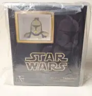 CLONE TROOPER COMMANDER AOTC YELLOW MINI BUST | Star Wars | Gentle Giant Studios