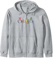 [DC Comics] Justice League Rainbow Group Silhouette Zip Hoodie
