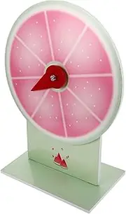 KONTONTY Prize Wheel for Fortune Raffle Prize Wheel for Adults Portable Small Prize Wheel