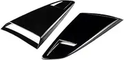 1Pair Car Side Window Quarter Rear Louver Scoops Side Vent Scoop Cover Trim Compatible for Ford Mustang 2 Door 2015-2017 Compatible for Coupe Model