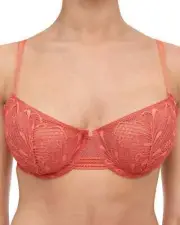 Passionata By Chantelle Thelma Demi Bra Orange SZ 32DD