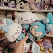 Hatsune Miku x Cinnamoroll Small Keychain Plush Toys