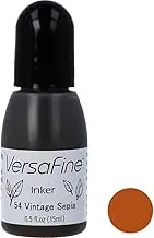 Tsukineko Versafine Ink Pad Refill, 54 Vintage Sepia