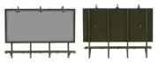 Walthers ~ HO Scale ~ Wall-Mounted Billboard ~ package(3) ~ Kit ~ 949-4253