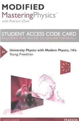 University Physics With Modern Physics Modified Masteringphysics With Pearson Etext Standalone Access Card