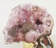 PINK AMETHYST - AUTHENTIC GEODE NATURAL CRYSTAL MINERAL ARGENTINA -93g