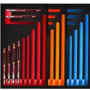 Bokon 3 Pcs Foam Wrench Organizer Ratcheting Tool Tray Wrench Tool Box Organi...