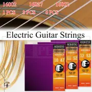 3/6X Elixir Acoustic Guitar Strings 16052 (12-53), 16027 (11-52), 16002 (10-47)