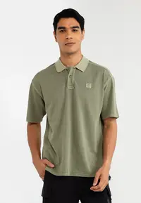 在飛比找ZALORA購物網優惠-AF Garment Dye Polo Shirt