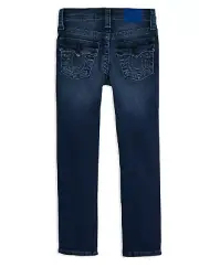 NWT TRUE RELIGION BOYS MASON BLUE SLIM GENO FLAP POCKET JEANS SZ 12